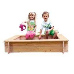 Spatiu de joaca copii pentru nisip din lemn masiv  - Lada cu nisip din lemn pentru gradina WoodyLand